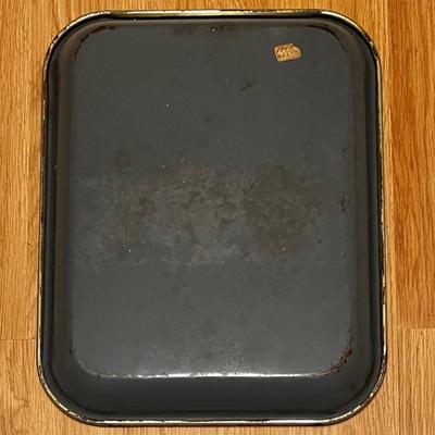 Vintage 1942 COCA COLA Metal Serving Tray, Girls & Green Convertible Roadster