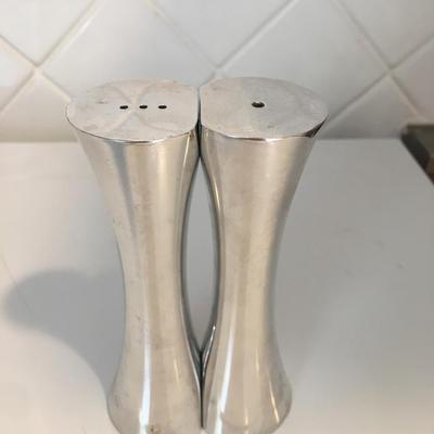 Nambe salt and pepper shakers