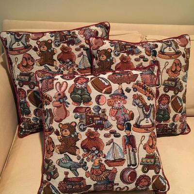 Tapestry pillows