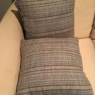 Pair of sunbrella pillows