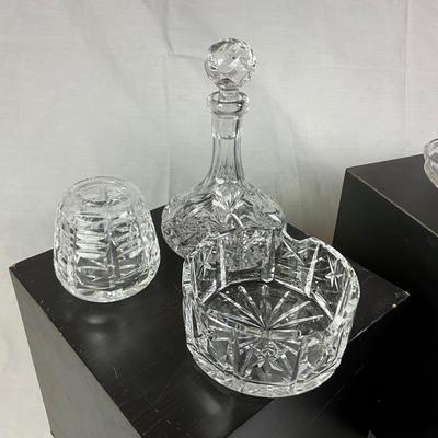 1011 Waterford Ashtray and Cut Crystal Lot