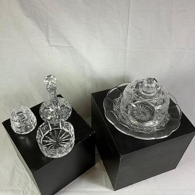 1011 Waterford Ashtray and Cut Crystal Lot