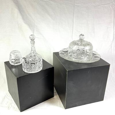 1011 Waterford Ashtray and Cut Crystal Lot