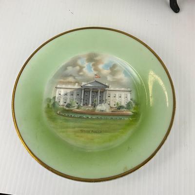 1057 Lot of Plates, Majolica, Wedgwood, and more