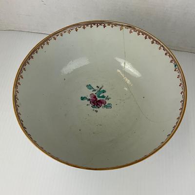 1058 Antique Chinese Export Bowl 9