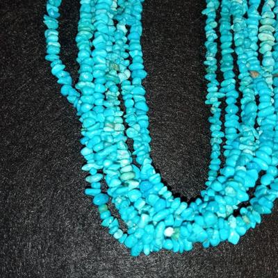 JAY KING MULTI STRANDS OF BEADED TURQUOISE NECKLACE
