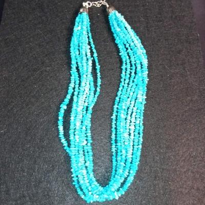 JAY KING MULTI STRANDS OF BEADED TURQUOISE NECKLACE