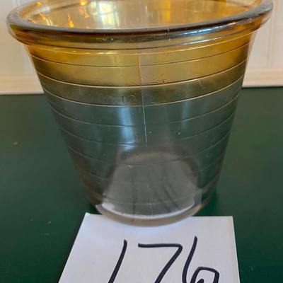 Vintage Hazel Atlas Glass Beater Jar-Measuring Cup