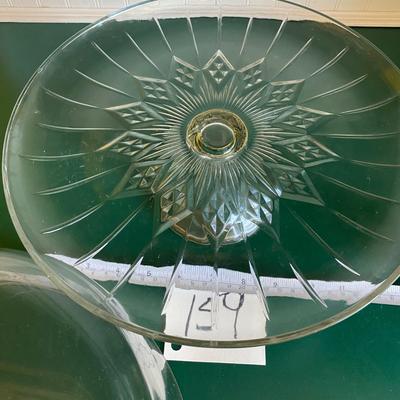Large Heavy Pedestal Pastry/Cake Set