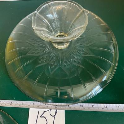 Large Heavy Pedestal Pastry/Cake Set