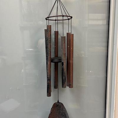 Long Weathered Metal Wind Chimes