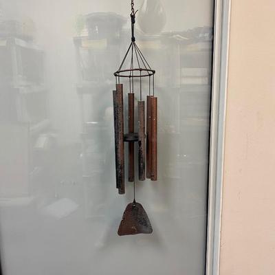 Long Weathered Metal Wind Chimes