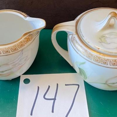 RS Germany Poland China Cream and Sugar
