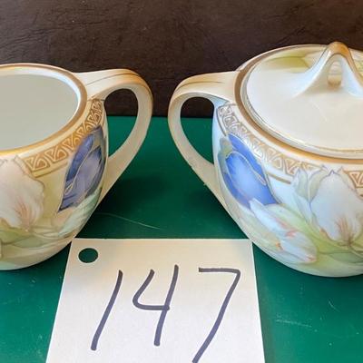 RS Germany Poland China Cream and Sugar