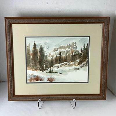 1079 Original Watercolor Landscape by Elaine Fleming