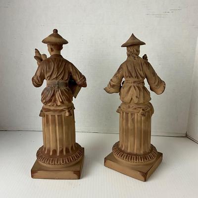 1088 Vintage Terracotta Finish Asian Figures