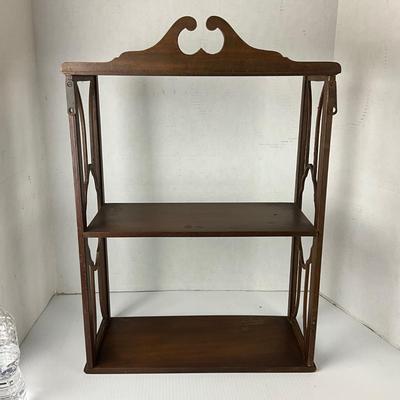 1090 Mahogany Wall Shelf