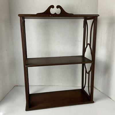 1090 Mahogany Wall Shelf