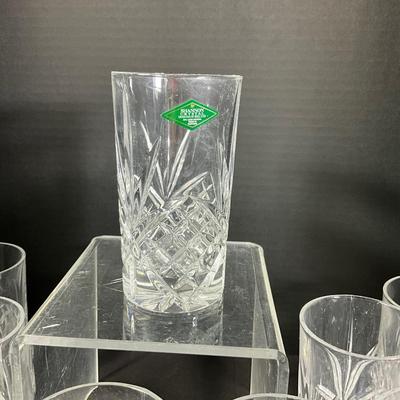 1096 Set of 12 Shannon Crystal Highball Glasses