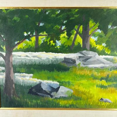 1133 Large Original Acrylic Landscape Painting