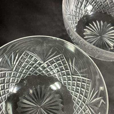 1113 Antique Cut Crystal Finger Bowls