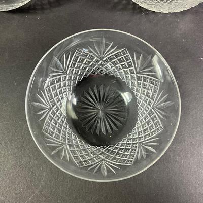 1113 Antique Cut Crystal Finger Bowls