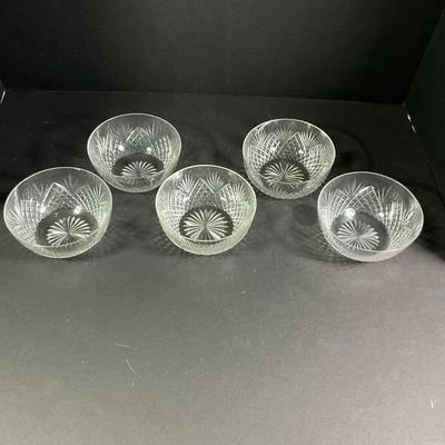 1113 Antique Cut Crystal Finger Bowls