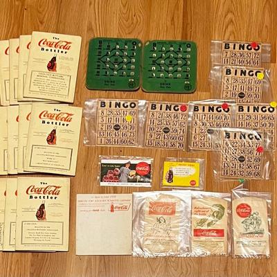 Collection of Coca Cola Memorabilia