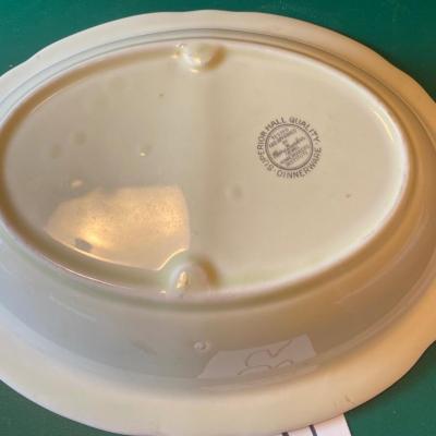Hallâ€™s Autumn Leaf Divided Vegetable Bowl