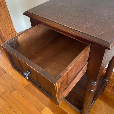 Small Dark Side Table