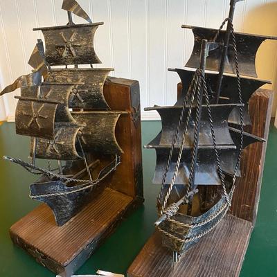 Ship Bookends