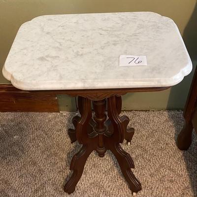 Vintage Marble Top Table