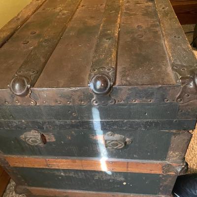Vintage Trunk on Casters