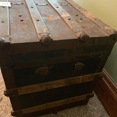 Vintage Trunk on Casters