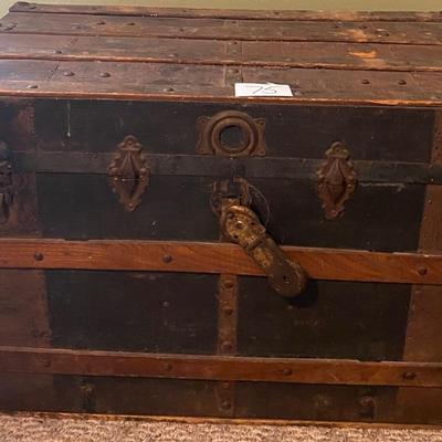 Vintage Trunk on Casters