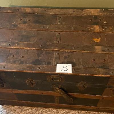 Vintage Trunk on Casters