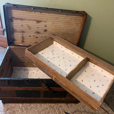 Vintage Trunk on Casters