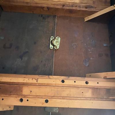 Vintage Farm House Drop Leaf Table