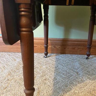 Vintage Farm House Drop Leaf Table