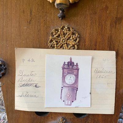 1865 Gustco Becker Silesia Berlinger Clock
