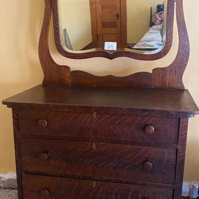 Antique Dresser on Casters