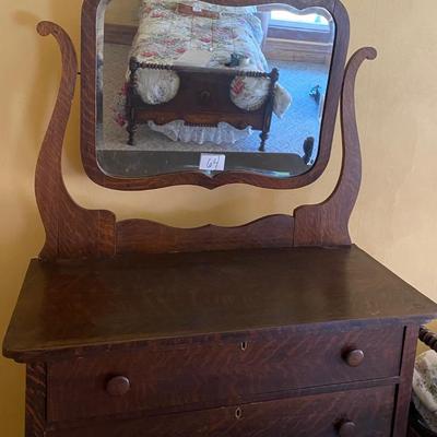 Antique Dresser on Casters