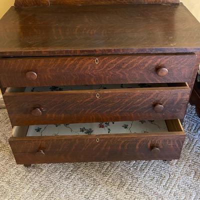 Antique Dresser on Casters