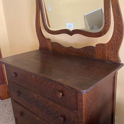 Antique Dresser on Casters