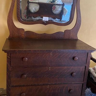 Antique Dresser on Casters