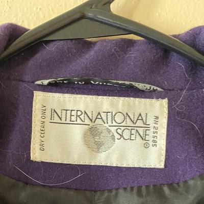 Purple InternationalScene Coat