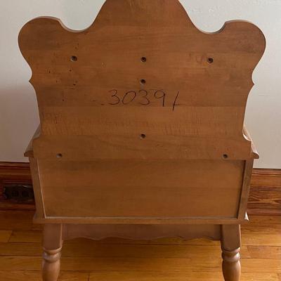 Unique Vintage One Drawer Accent Table