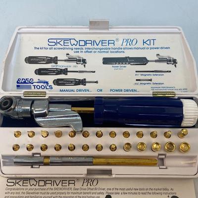 Skewdriver Pro Kit from Ease Tools Multiple Screwdriver Tips