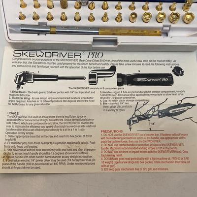 Skewdriver Pro Kit from Ease Tools Multiple Screwdriver Tips