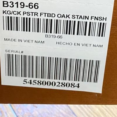 Kg/CK Poster Bed Frame Oak Stain Finish